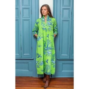 HOUSE OF MBR Field and Feather Deb Long Dress $335 NWT size small